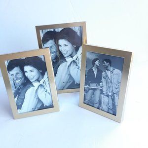 Set of 3 Gold colored picture Frames